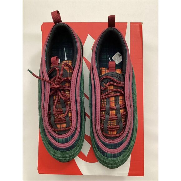 Size 6.5- Nike Air Max 97 NRG - Team Red/Midnight Spruce Equine Rouge/SKU # 3004